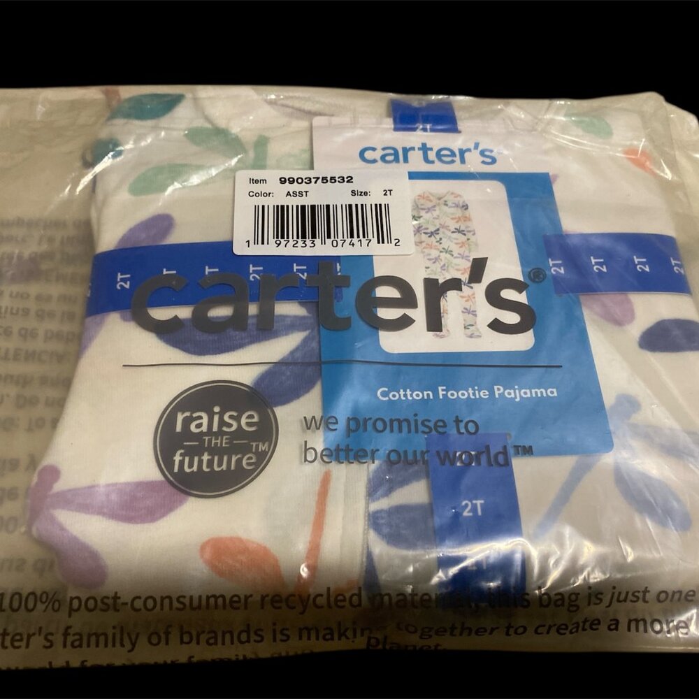 BUNDLE 24 mos/2T Carter's Pajama/Sleeper, Footed - New (never worn)